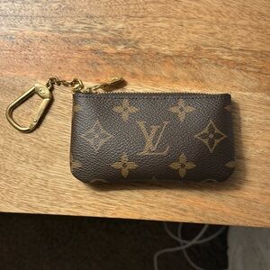 Louis Vuitton Monogram Brown and Gold Card Holder